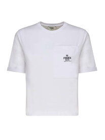 FENDI フェンディ ホワイト White Tシャツ メンズ 春夏2024 FS9619 ANQSF0ZNM 【関税・送料無料】【ラッピング無料】 ia
