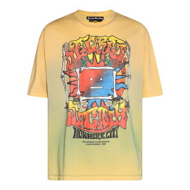 【楽天スーパーSALE!!50000円以上3000円OFFクーポン対象】 ACNE STUDIOS アクネ ストゥディオズ イエロー Yellow Tシャツ メンズ 春夏2023 CL0182_CL2 【関税・送料無料】【ラッピング無料】 ia