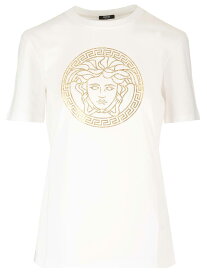 VERSACE ヴェルサーチ ホワイト White トップス レディース 春夏2024 10142711A101452W110 【関税・送料無料】【ラッピング無料】 ia