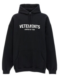 VETEMENTS ヴェトモン ブラック Black トレーナー レディース 春夏2024 UE64HD600BBLACK/WHITE 【関税・送料無料】【ラッピング無料】 ia