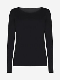 【本日5の付く日ポイント4倍!!】 WOLFORD ウォルフォード ブラック Black Tシャツ レディース 秋冬2023 527657005 【関税・送料無料】【ラッピング無料】 ia