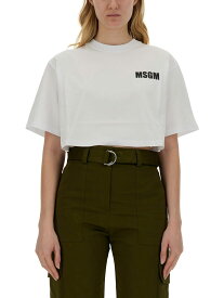 MSGM エムエスジーエム Tシャツ レディース 春夏2024 3641MDM9424700201 【関税・送料無料】【ラッピング無料】 ia