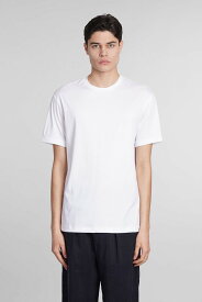 GIORGIO ARMANI ジョルジオ アルマーニ ホワイト white Tシャツ メンズ 春夏2024 6LSM90SJTKZU090 【関税・送料無料】【ラッピング無料】 ia