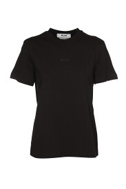 MSGM エムエスジーエム ブラック Black Tシャツ レディース 春夏2024 3641MDM10824700299 【関税・送料無料】【ラッピング無料】 ia