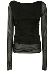 EMPORIO ARMANI エンポリオ アルマーニ ブラック Black ニットウェア レディース 春夏2024 3D2M8F.2JFDZ 0999 BLACK 【関税・送料無料】【ラッピング無料】 ia