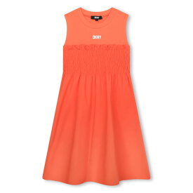 DKNY ディー ケイ エヌ ワイ オレンジ Orange ドレス ガールズ 春夏2024 D60111 430 【関税・送料無料】【ラッピング無料】 ia