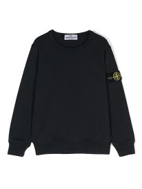 STONE ISLAND JUNIOR ストーン アイランド ブルー Blue スウェット ボーイズ 春夏2024 801661340 V0020 【関税・送料無料】【ラッピング無料】 ia