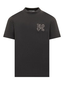 PALM ANGELS パーム エンジェルス ブラック Black Tシャツ メンズ 春夏2024 PMAA001R24JER005_1077 【関税・送料無料】【ラッピング無料】 ia