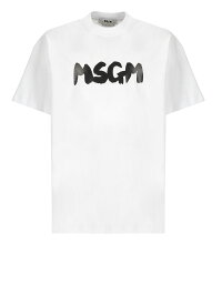 MSGM エムエスジーエム ホワイト White Tシャツ メンズ 春夏2024 3640MM13124700201 【関税・送料無料】【ラッピング無料】 ia