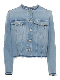 7 FOR ALL MANKIND セブンフォーオールマンカインド ブルー BLUE ジャケット レディース 春夏2024 JSKKC120TR.Light Blue 【関税・送料無料】【ラッピング無料】 ia