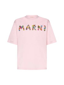 MARNI マルニ ピンク Rosa Tシャツ メンズ 春夏2024 HUMU0223PU USCW59CBC16 【関税・送料無料】【ラッピング無料】 ia