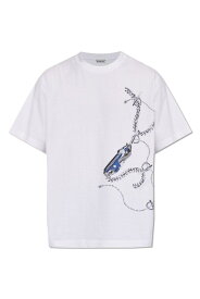 BURBERRY バーバリー ホワイト Bianco Tシャツ メンズ 春夏2024 8089334_B7647 【関税・送料無料】【ラッピング無料】 ia