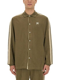 PALM ANGELS パーム エンジェルス カーキグリーン MILITARE シャツ メンズ 秋冬2023 PMBD046E23JER001_6003 【関税・送料無料】【ラッピング無料】 ia