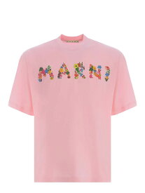 MARNI マルニ ピンク Rosa Tシャツ メンズ 春夏2024 HUMU0223PU USCW59-CBC16 【関税・送料無料】【ラッピング無料】 ia