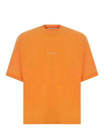 MARNI マルニ オレンジ Arancione Tシャツ メンズ 春夏2024 HUMU0223P1 USCS87-LOR31 【関税・送料無料】【ラッピング無料】 ia