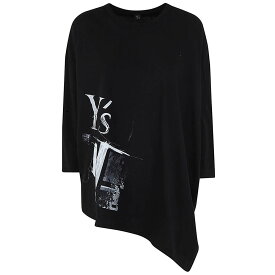 Y'S ワイズ ホワイト White Tシャツ レディース 春夏2023 YI.T02.670 1 WHITE 【関税・送料無料】【ラッピング無料】 ia