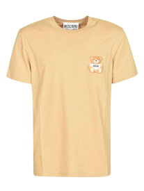 MOSCHINO モスキーノ ベージュ Beige Tシャツ メンズ 春夏2024 V07232041 0148 【関税・送料無料】【ラッピング無料】 ia