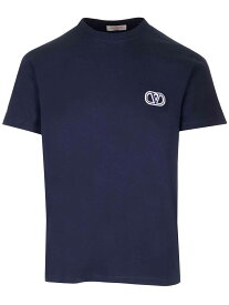 VALENTINO バレンチノ ブルー Blue Tシャツ メンズ 春夏2024 4V3MG10V9LJ_598 【関税・送料無料】【ラッピング無料】 ia