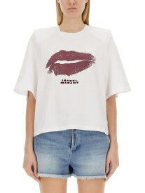 ISABEL MARANT イザベル マラン ホワイト BIANCO Tシャツ レディース 春夏2024 TS0105FBB1N07I_20WH 【関税・送料無料】【ラッピング無料】 ia