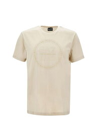 EA7 イーエーセブン ベージュ Beige Tシャツ メンズ 春夏2024 3DPT39PJTJZ1946 【関税・送料無料】【ラッピング無料】 ia