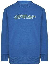 OFF-WHITE オフ ホワイト ブルー Blue スウェット ボーイズ 春夏2024 OBBA001S24FLE003 4455 【関税・送料無料】【ラッピング無料】 ia