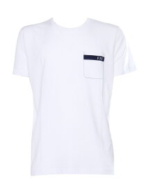 FAY フェイ ホワイト WHITE Tシャツ メンズ 春夏2024 NPMB3481280UCX.B001 【関税・送料無料】【ラッピング無料】 ia