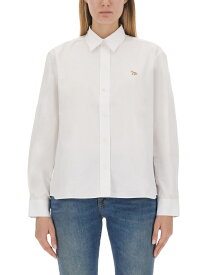 MAISON KITSUNE メゾン キツネ ホワイト WHITE シャツ レディース 秋冬2023 LW00402WC0025_WHITE 【関税・送料無料】【ラッピング無料】 ia