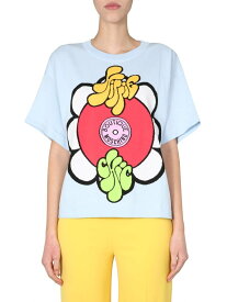 【楽天スーパーSALE!!50000円以上3000円OFFクーポン対象】 BOUTIQUE MOSCHINO ブティック モスキーノ Tシャツ レディース 春夏2020 09320800_9291 【関税・送料無料】【ラッピング無料】 ia