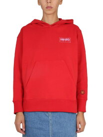 【本日5の付く日ポイント4倍!!】 KENZO ケンゾー レッド RED トレーナー レディース 秋冬2022 FC62SW009_4MC21 【関税・送料無料】【ラッピング無料】 ia