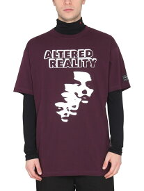 【楽天スーパーSALE!!50000円以上3000円OFFクーポン対象】 RAF SIMONS ラフ シモンズ レッド BORDEAUX Tシャツ メンズ 秋冬2022 222-M122_190010055 【関税・送料無料】【ラッピング無料】 ia