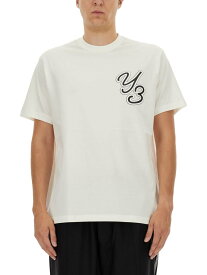 Y-3 ワイスリー ホワイト WHITE Tシャツ メンズ 秋冬2023 IT7522_OWHITE 【関税・送料無料】【ラッピング無料】 ia