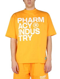 PHARMACY INDUSTRY オレンジ ORANGE Tシャツ メンズ 春夏2022 PHM475_GIALLONE 【関税・送料無料】【ラッピング無料】 ia