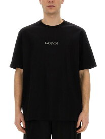 【本日5の付く日ポイント4倍!!】 LANVIN ランバン ブラック BLACK Tシャツ メンズ 春夏2024 RU-TS0042_J110-P2410 【関税・送料無料】【ラッピング無料】 ia