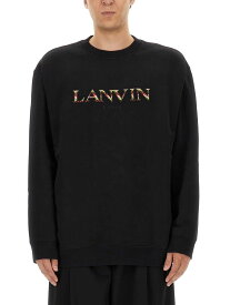 【本日5の付く日ポイント4倍!!】 LANVIN ランバン ブラック BLACK トレーナー メンズ 秋冬2023 RM-SS0004_J209-A2310 【関税・送料無料】【ラッピング無料】 ia