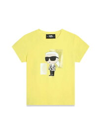 KARL LAGERFELD カール ラガーフェルド イエロー YELLOW トップス ガールズ 春夏2024 Z30112K_537 【関税・送料無料】【ラッピング無料】 ia