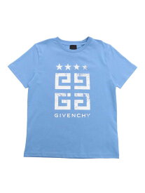 【楽天スーパーSALE!!50000円以上3000円OFFクーポン対象】 GIVENCHY ジバンシィ ブルー BLUE トップス ボーイズ 春夏2024 H30162.824 【関税・送料無料】【ラッピング無料】 ia