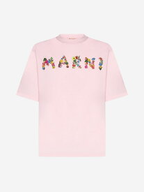 MARNI マルニ ピンク Rosa Tシャツ メンズ 春夏2024 HUMU0223PUUSCW59 CBC16 ROSA 【関税・送料無料】【ラッピング無料】 ia