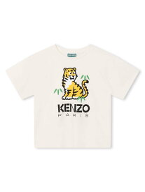 【本日5の付く日ポイント4倍!!】 KENZO ケンゾー ホワイト Bianco トップス ボーイズ 春夏2024 K60249 12P 【関税・送料無料】【ラッピング無料】 ia