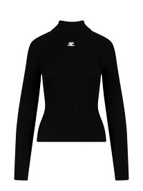 【本日5の付く日ポイント4倍!!】 COURREGES クレージュ ブラック Black ニットウェア レディース 春夏2024 PERMPU022FI0001 9999 【関税・送料無料】【ラッピング無料】 ia