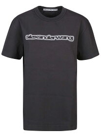 ALEXANDER WANG アレキサンダーワン Tシャツ レディース 春夏2024 UCC2241692 013A ACID OBSIDIAN 【関税・送料無料】【ラッピング無料】 ia