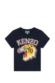 【本日5の付く日ポイント4倍!!】 KENZO ケンゾー ブルー Blue トップス ガールズ 春夏2024 K60264 84A 【関税・送料無料】【ラッピング無料】 ia