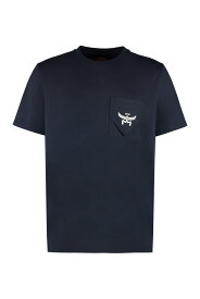 【毎月1日はエントリーでポイント3倍！】 MCM エムシーエム ブルー blue Tシャツ メンズ 秋冬2022 MHTESBC02_VD 【関税・送料無料】【ラッピング無料】 ia