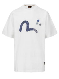 EVISU エビス ホワイト White Tシャツ メンズ 春夏2024 2ESHTM4TS7068OFWHIT 【関税・送料無料】【ラッピング無料】 ia