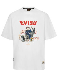 EVISU エビス ホワイト White Tシャツ メンズ 春夏2024 2ESHTM4TS8052OFWHIT 【関税・送料無料】【ラッピング無料】 ia