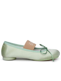 MM6 MAISON MARGIELA エムエム6 メゾン マルジェラ グリーン Green フラットシューズ レディース 春夏2024 S59WZ0093P5560_T7369 【関税・送料無料】【ラッピング無料】 ia