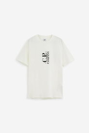 CP COMPANY シーピー カンパニー ホワイト white Tシャツ メンズ 春夏2024 16CMTS139A005100W103 【関税・送料無料】【ラッピング無料】 ia