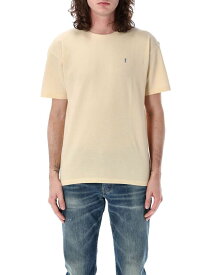 【本日5の付く日ポイント4倍!!】 SAINT LAURENT PARIS イヴ サンローラン イエロー YELLOW Tシャツ メンズ 春夏2024 781566Y37HC_7265 【関税・送料無料】【ラッピング無料】 ia