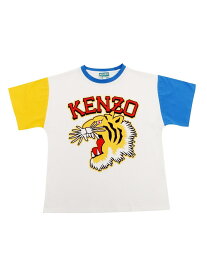 【本日5の付く日ポイント4倍!!】 KENZO ケンゾー ホワイト WHITE トップス ボーイズ 春夏2024 K60343.12P 【関税・送料無料】【ラッピング無料】 ia