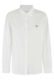 MAISON KITSUNE メゾン キツネ シャツ レディース 春夏2024 MW00411WC0026|094 WHITE P100 【関税・送料無料】【ラッピング無料】 ia