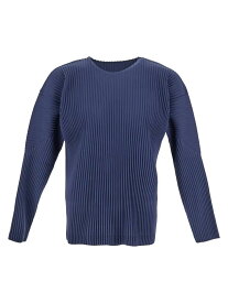 ISSEY MIYAKE イッセイ ミヤケ ブルー Blue Tシャツ メンズ 春夏2024 HP46JK10776 【関税・送料無料】【ラッピング無料】 ia